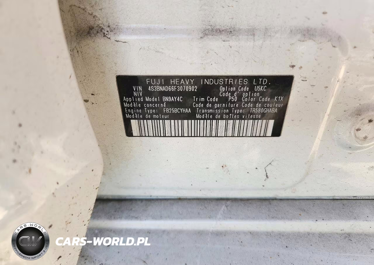 2015 Subaru Legacy 2.5I Premium VIN:4S3BNAD66F3070902 - 12