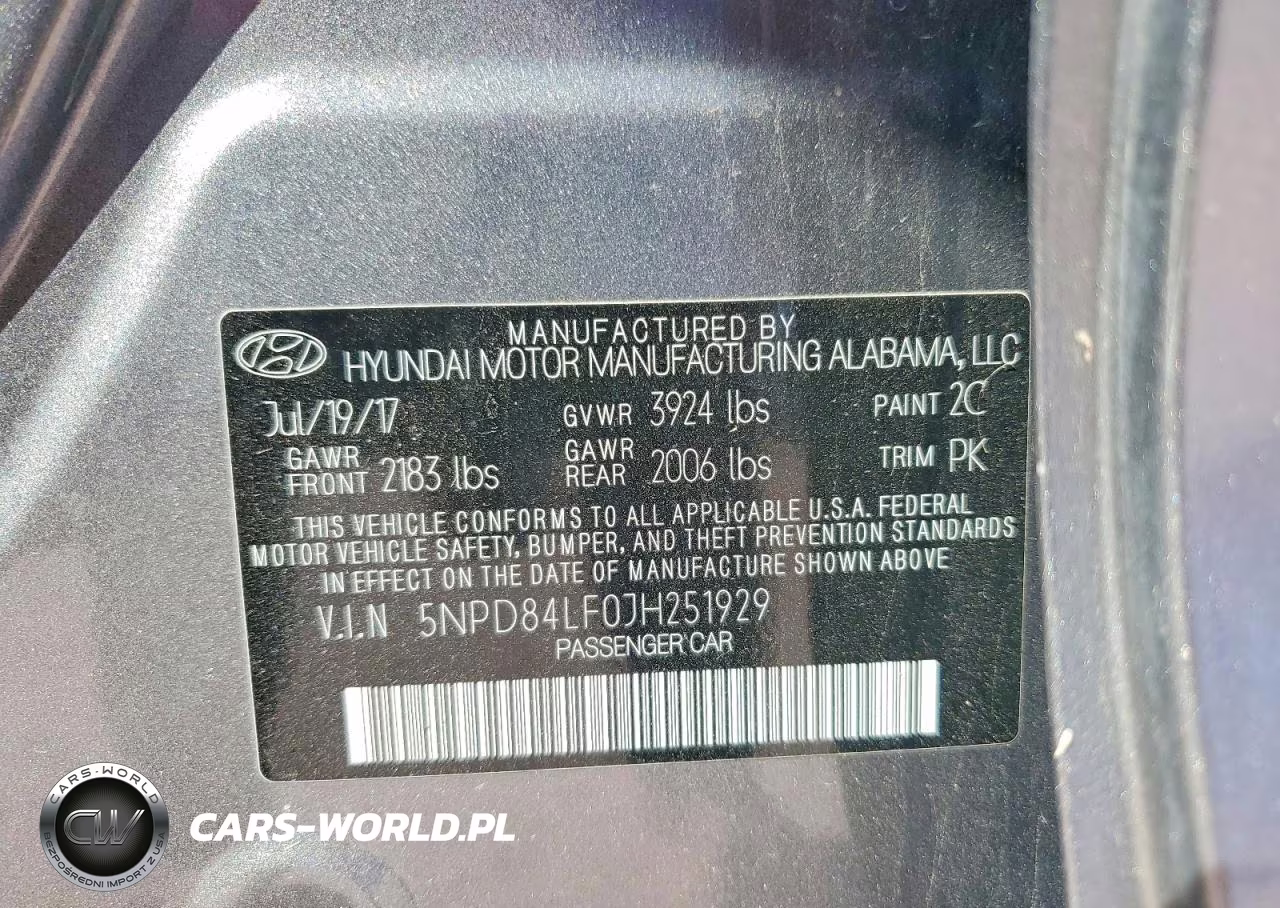 2018 Hyundai Elantra Sel VIN:5NPD84LF0JH251929 - 12