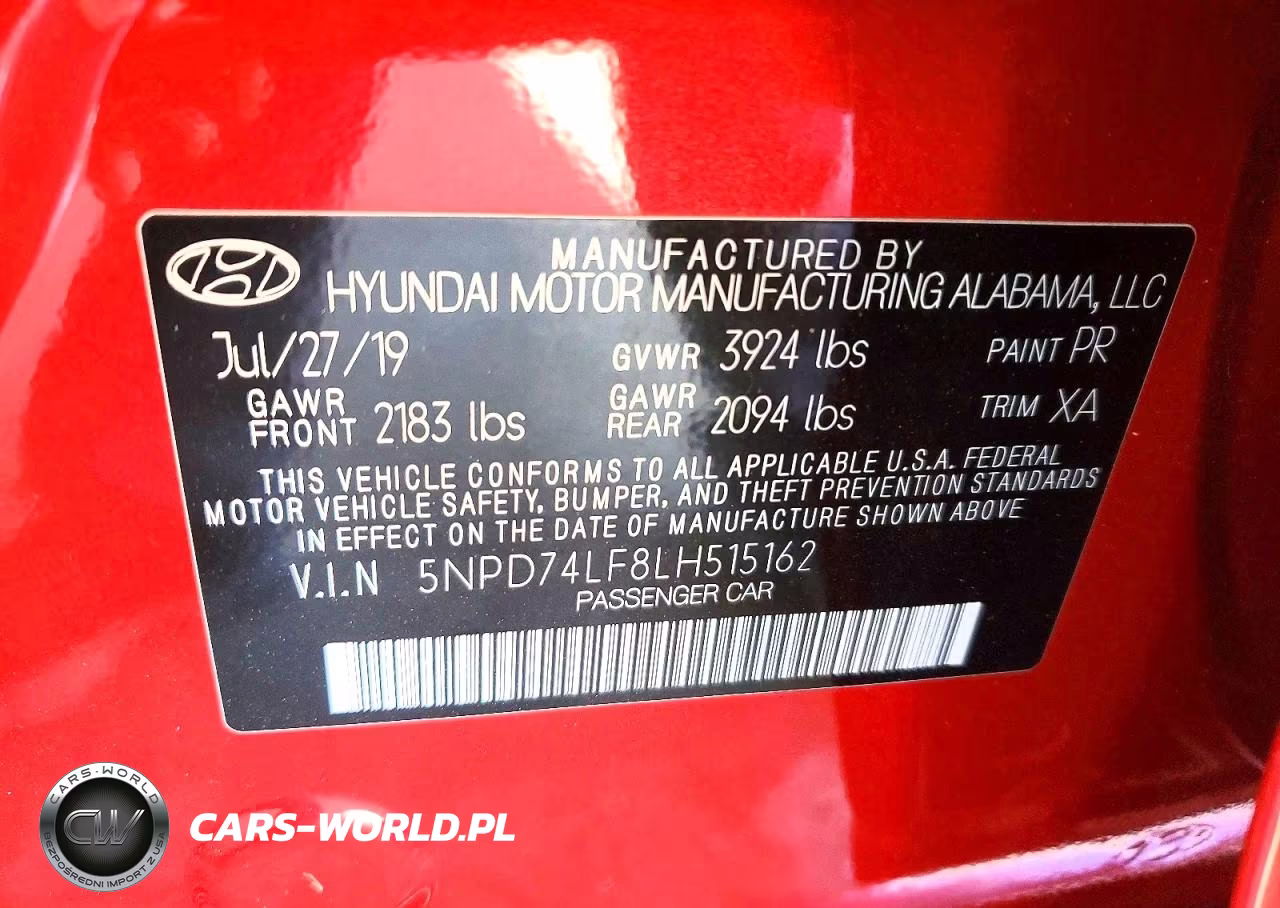 2020 Hyundai Elantra Se VIN:5NPD74LF8LH515162 - 12