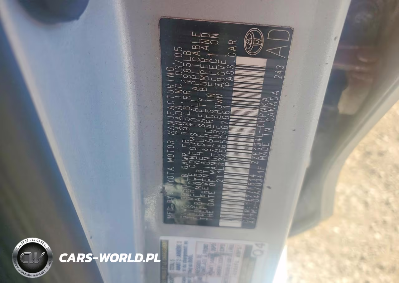 2005 Toyota Matrix Xr VIN:2T1LR32E65C467661 - 12