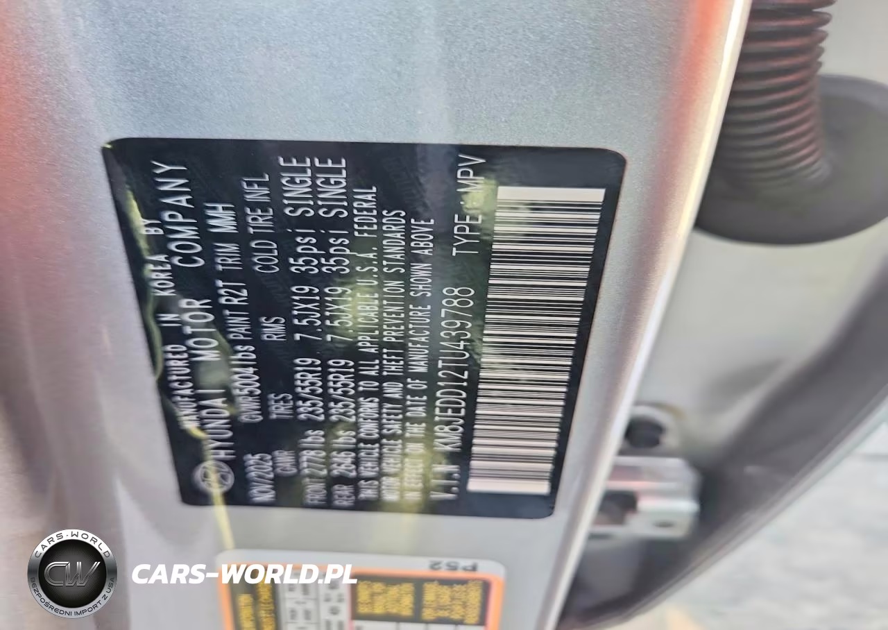 2026 Hyundai Tucson Hybrid Limited VIN:KM8JEDD12TU439788 - 14