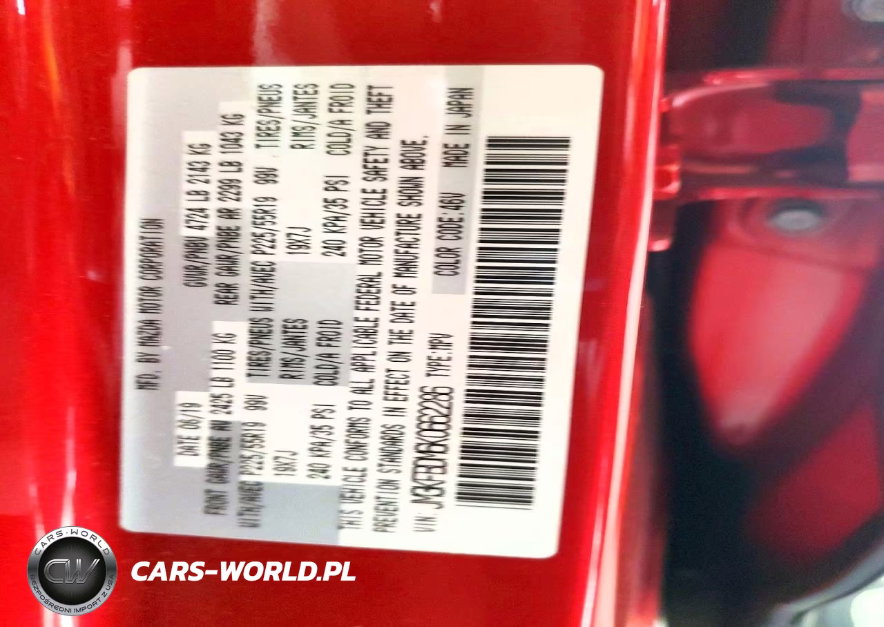 2019 Mazda Cx-5 Grand Touring VIN:JM3KFBDM6K0662286 - 13