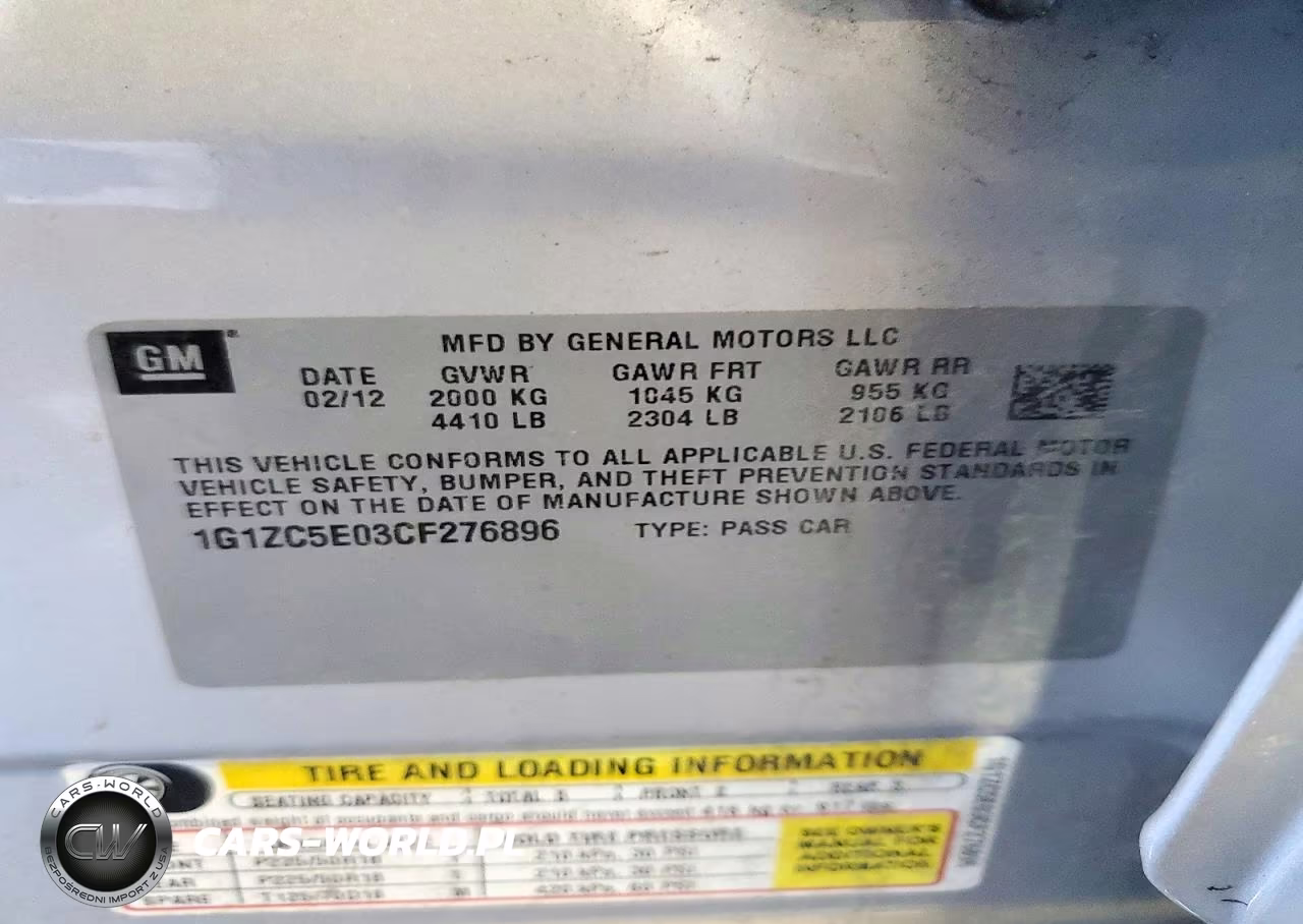 2012 Chevrolet Malibu 1Lt VIN:1G1ZC5E03CF276896 - 12
