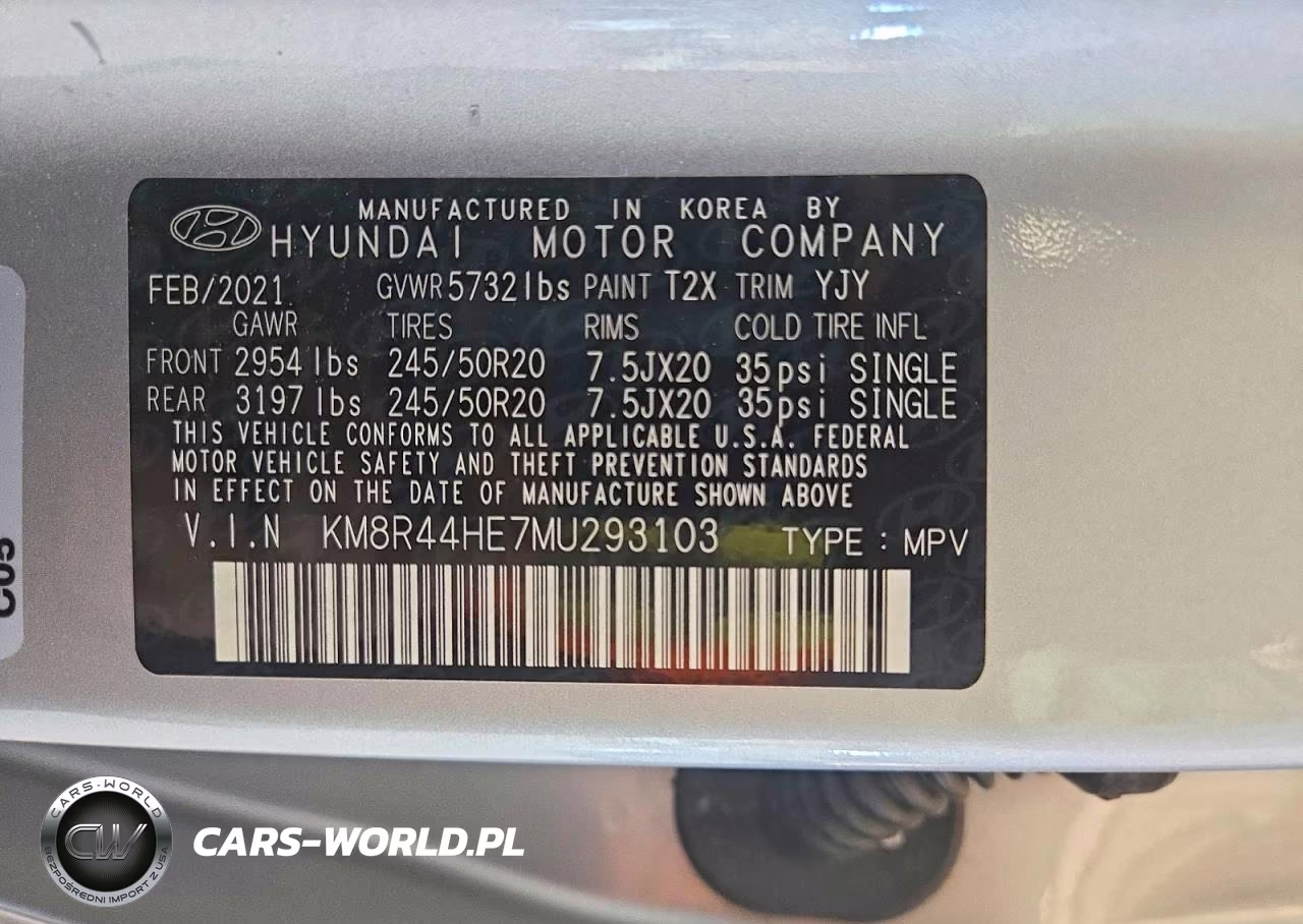 2021 Hyundai Palisade Sel VIN:KM8R44HE7MU293103 - 13