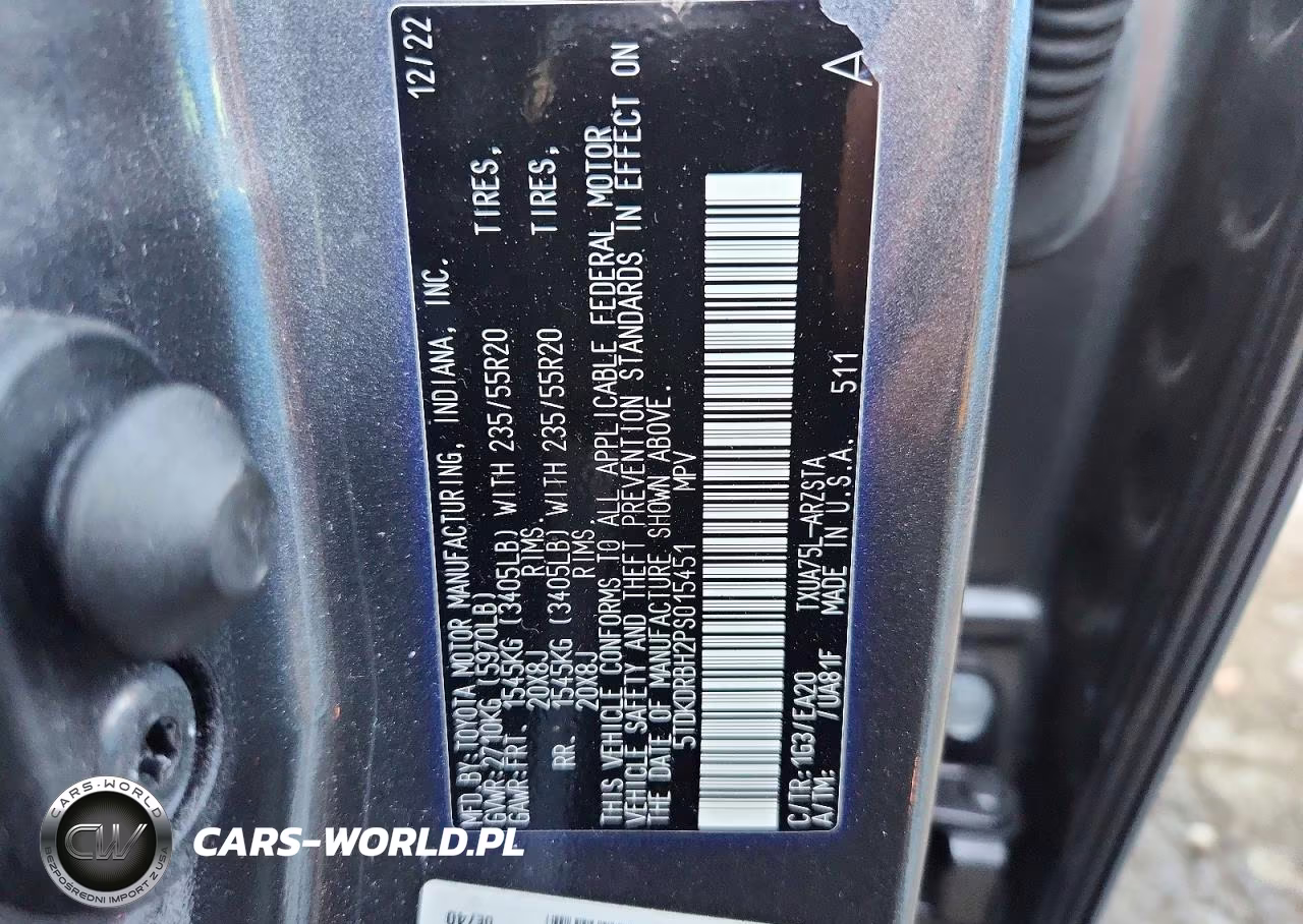 2023 Toyota Highlander Xse VIN:5TDKDRBH2PS015451 - 13