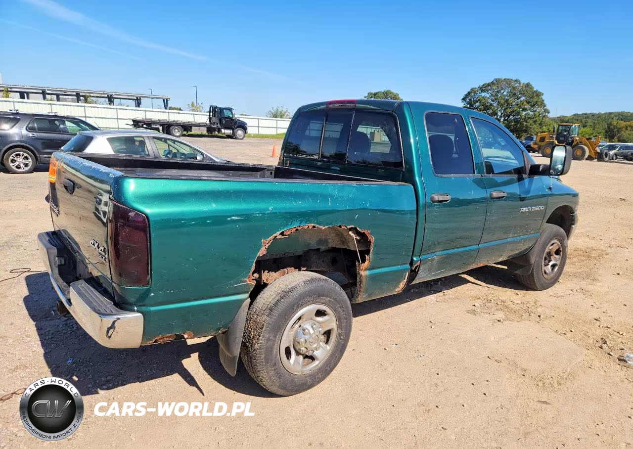 2003 Dodge Ram 2500 St VIN:3D7KU28D33G732015 - 3