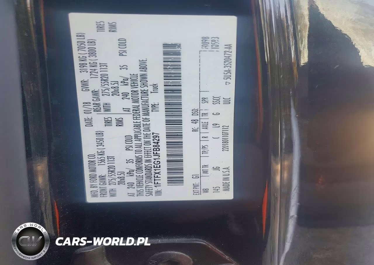 2018 Ford F150 Super Cab VIN:1FTFX1EG1JFB84297 - 13