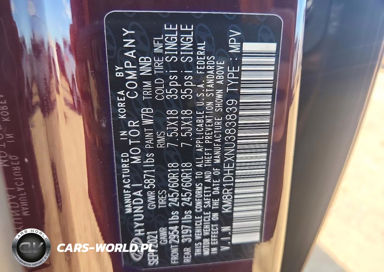 2022 Hyundai Palisade Se VIN:KM8R1DHEXNU383839 - 12