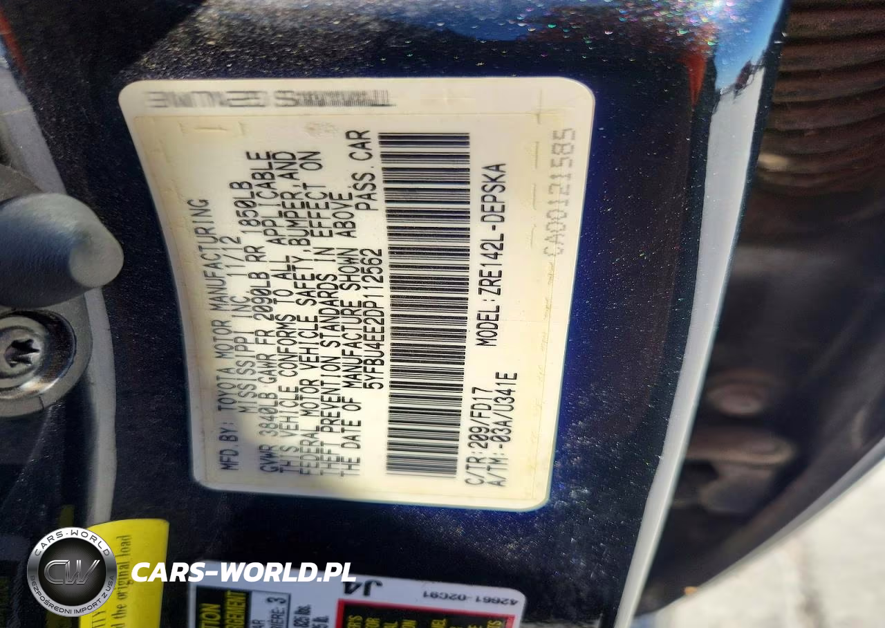 2013 Toyota Corolla S VIN:5YFBU4EE2DP112562 - 13