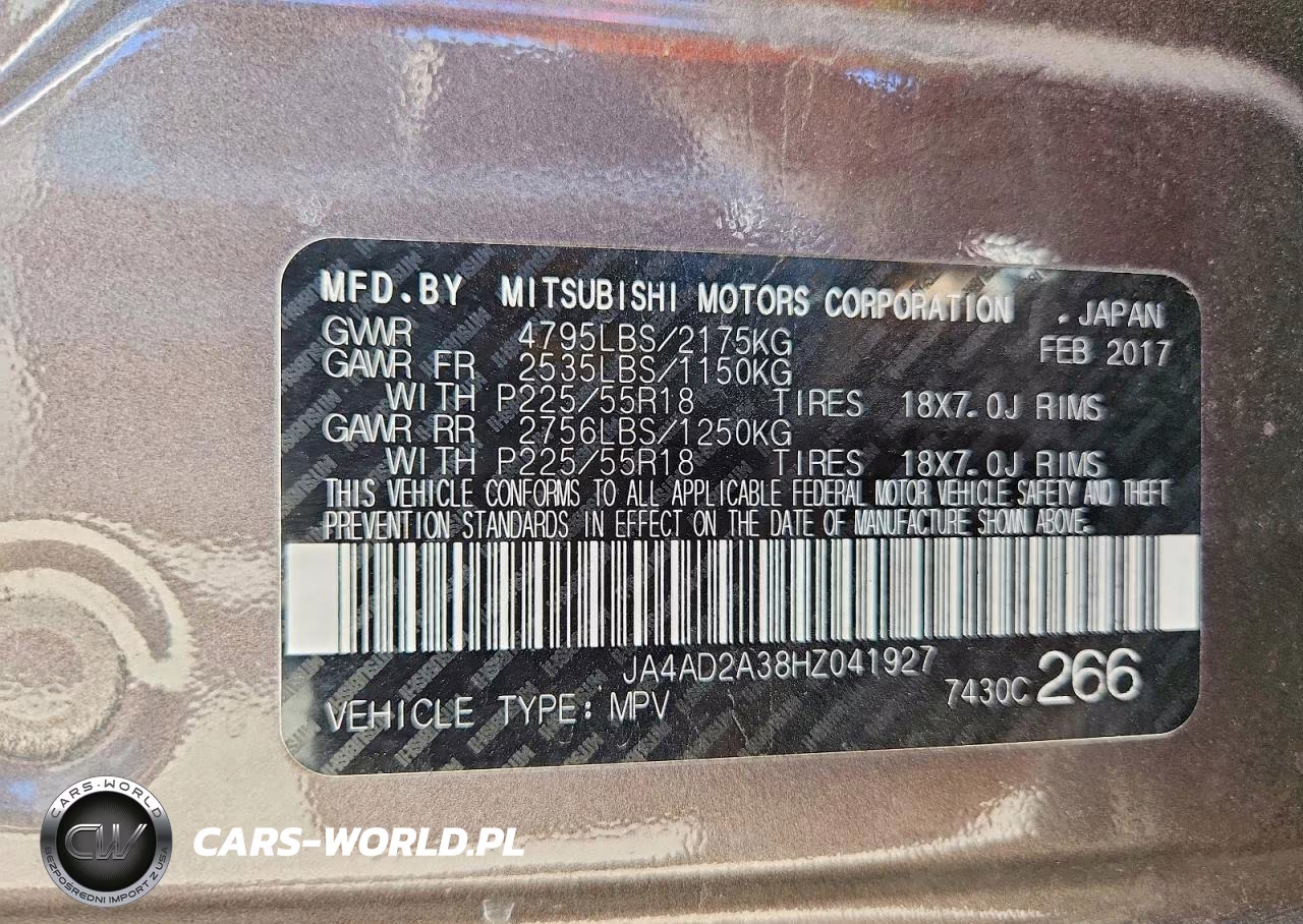 2017 Mitsubishi Outlander Es VIN:JA4AD2A38HZ041927 - 13