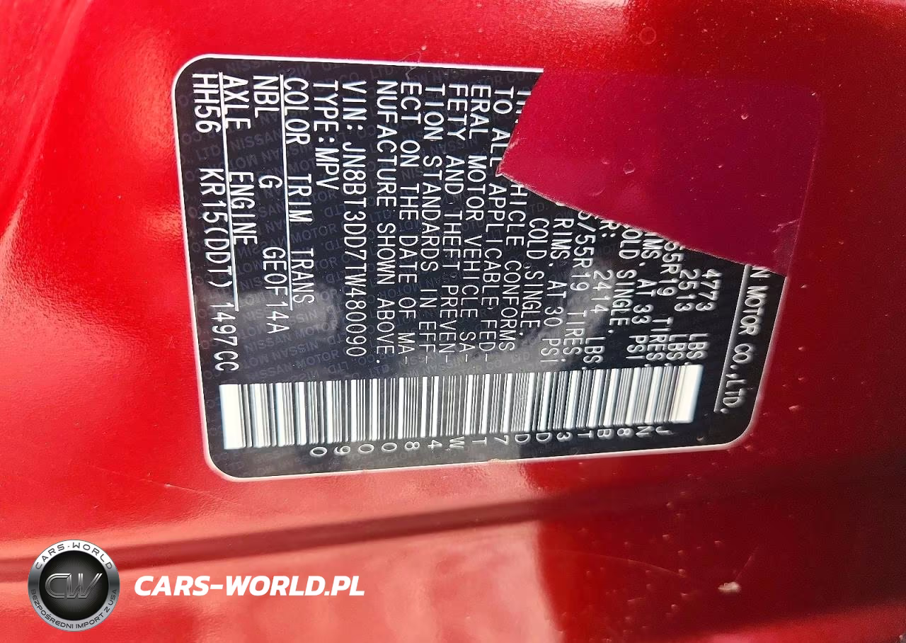 2026 Nissan Rogue Platinum VIN:JN8BT3DD7TW480090 - 14