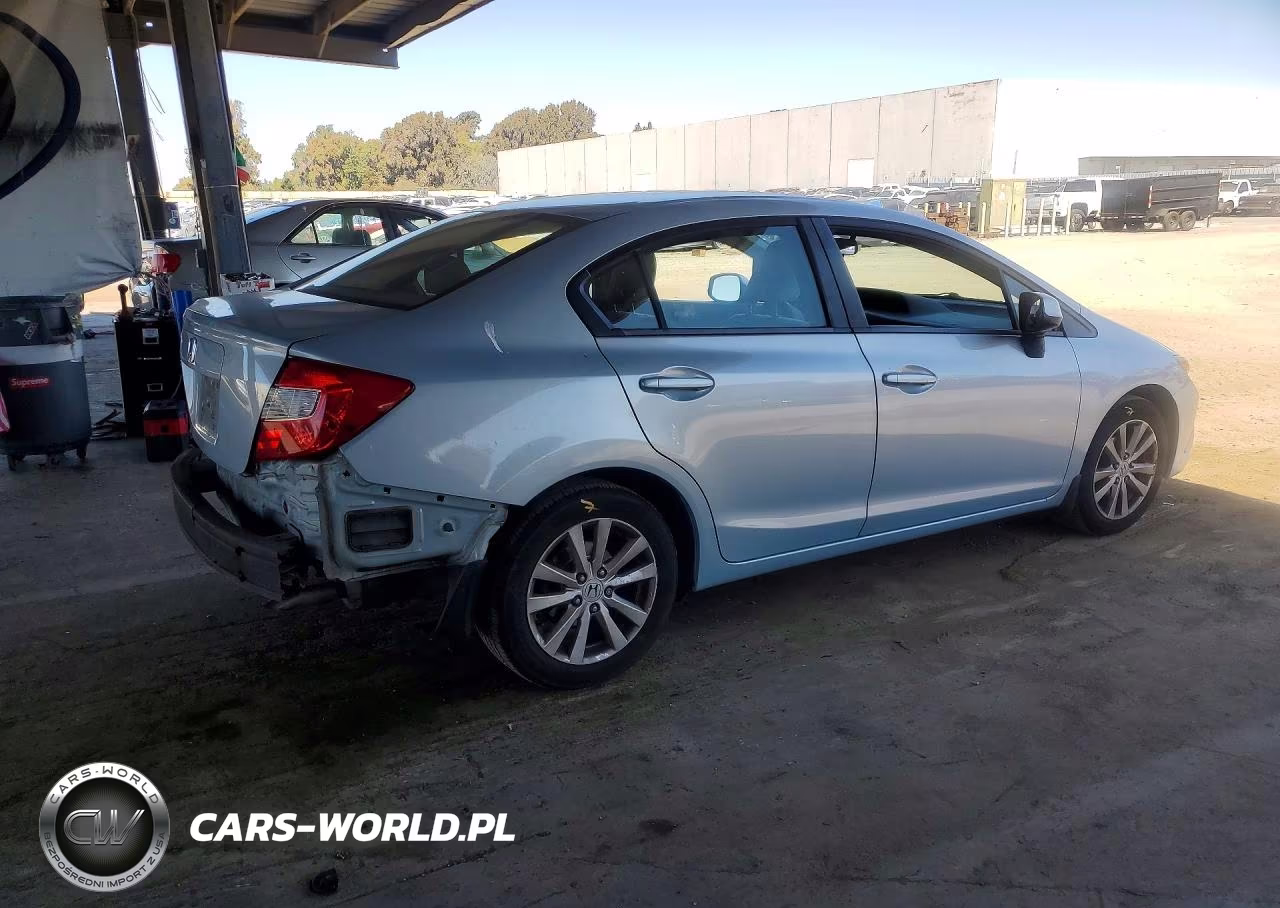 2012 Honda Civic Ex VIN:19XFB2F83CE351803 - 3