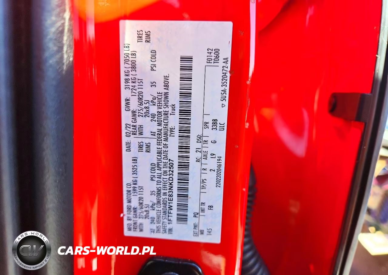 2022 Ford F150 Supercrew VIN:1FTFW1E83NKD32507 - 12
