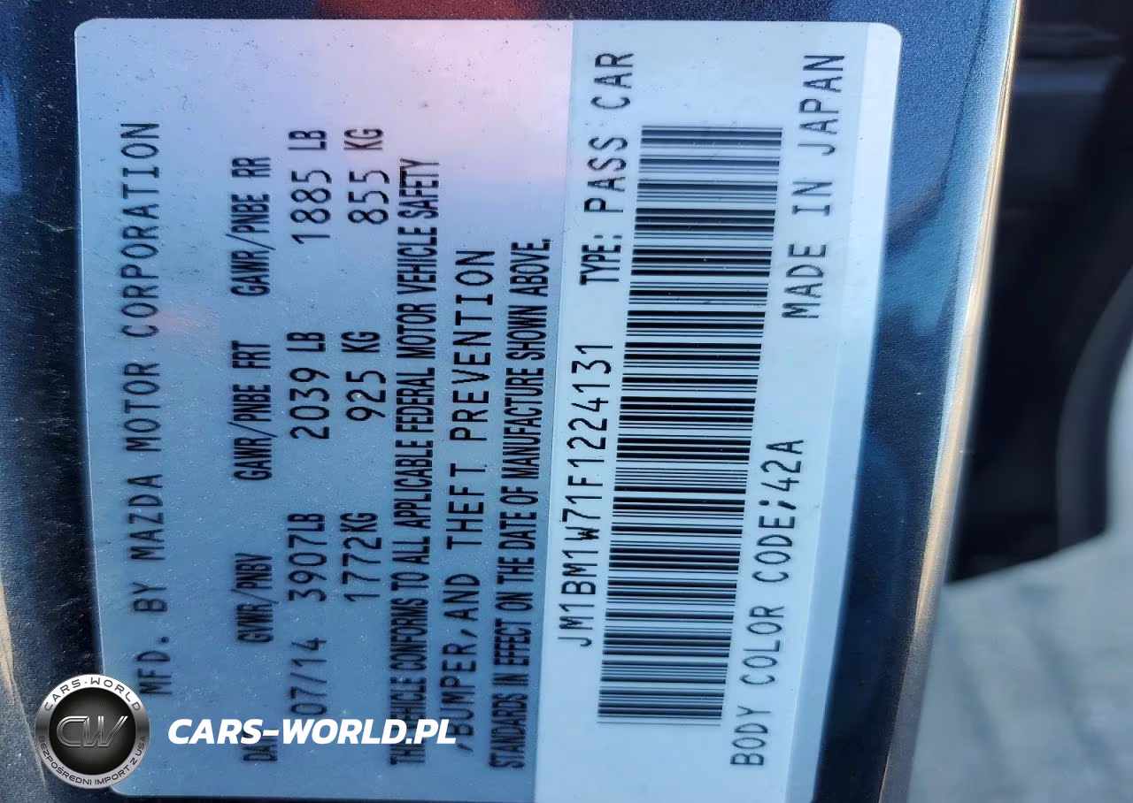 2015 Mazda 3 Grand Touring VIN:JM1BM1W71F1224131 - 12