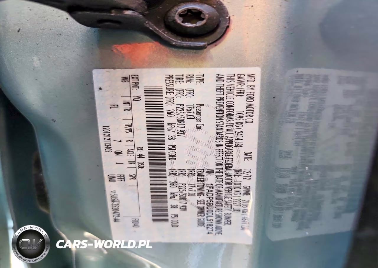 2013 Ford C-Max Sel VIN:1FADP5BU0DL518274 - 12