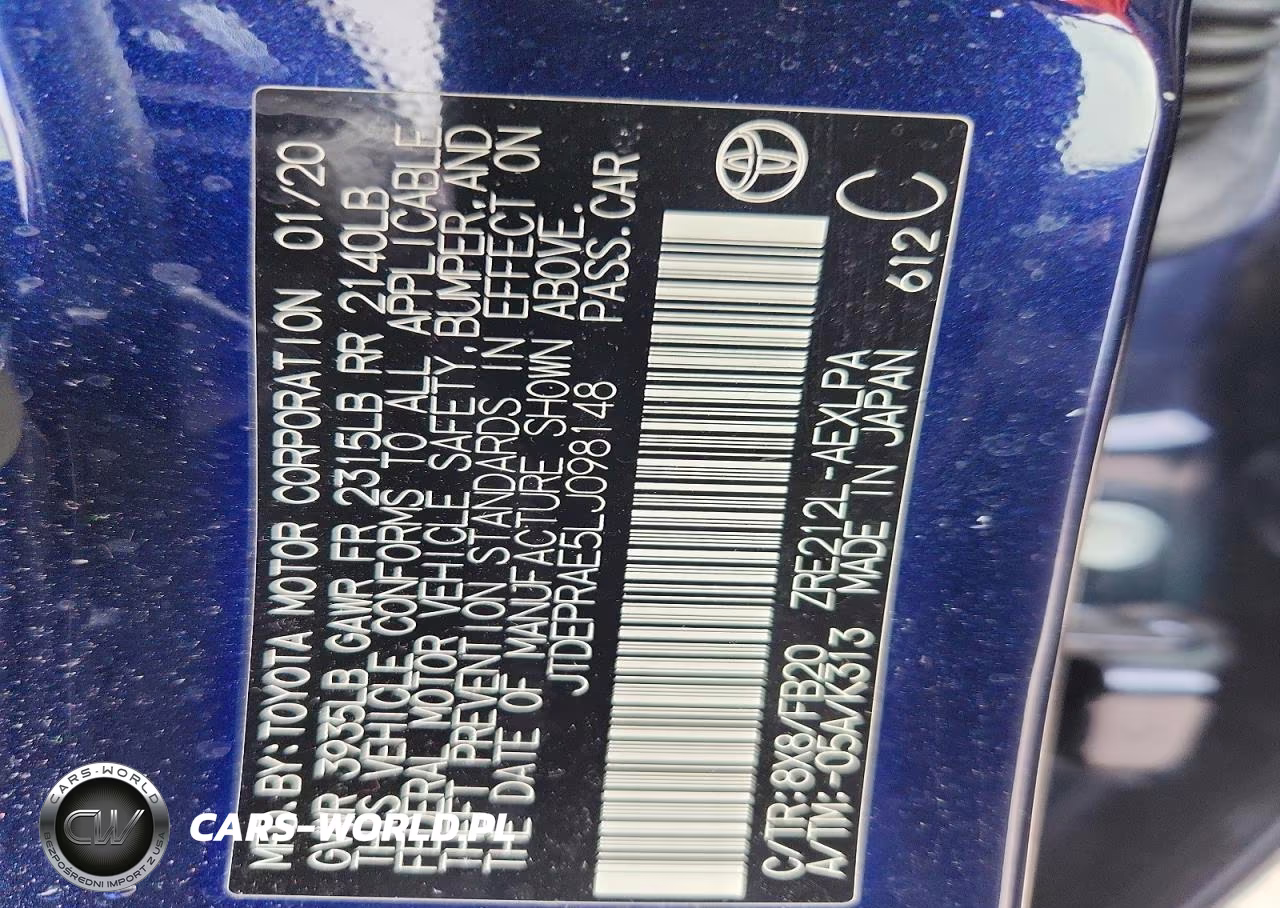 2020 Toyota Corolla Le VIN:JTDEPRAE5LJ098148 - 13