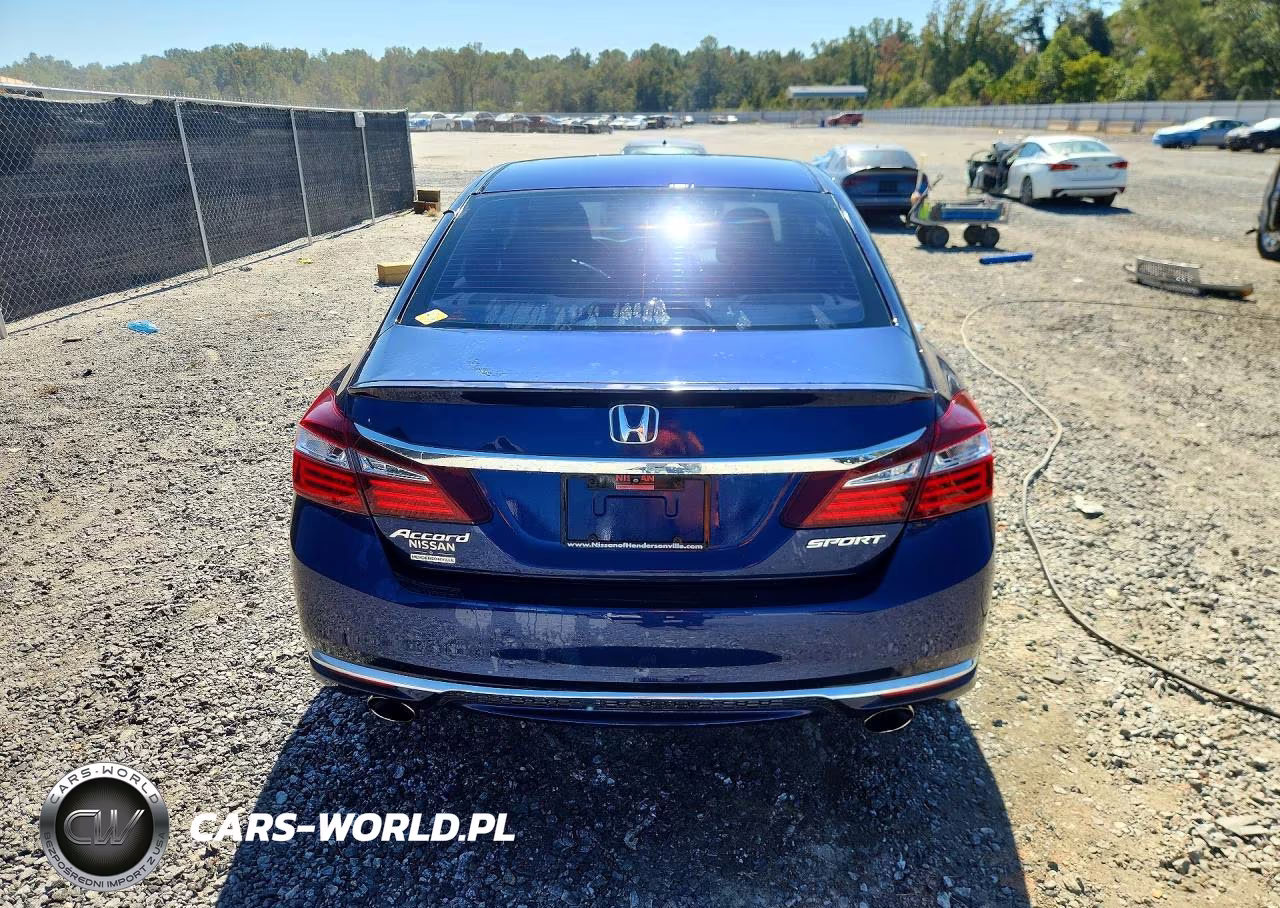 2016 Honda Accord Sport VIN:1HGCR2F5XGA130617 - 6