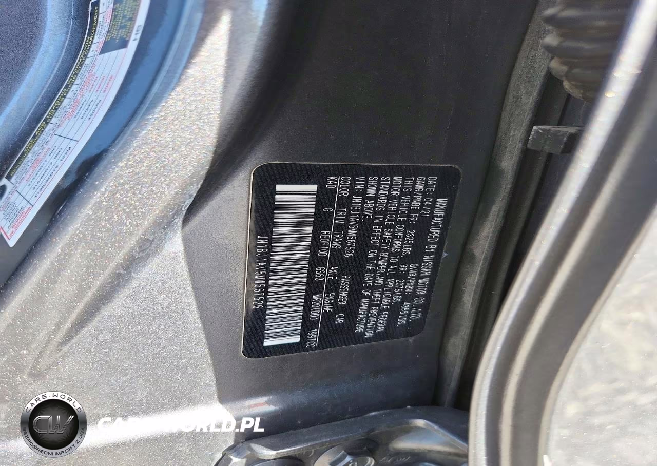 2021 Nissan Rogue Sport S VIN:JN1BJ1AV5MW567526 - 12