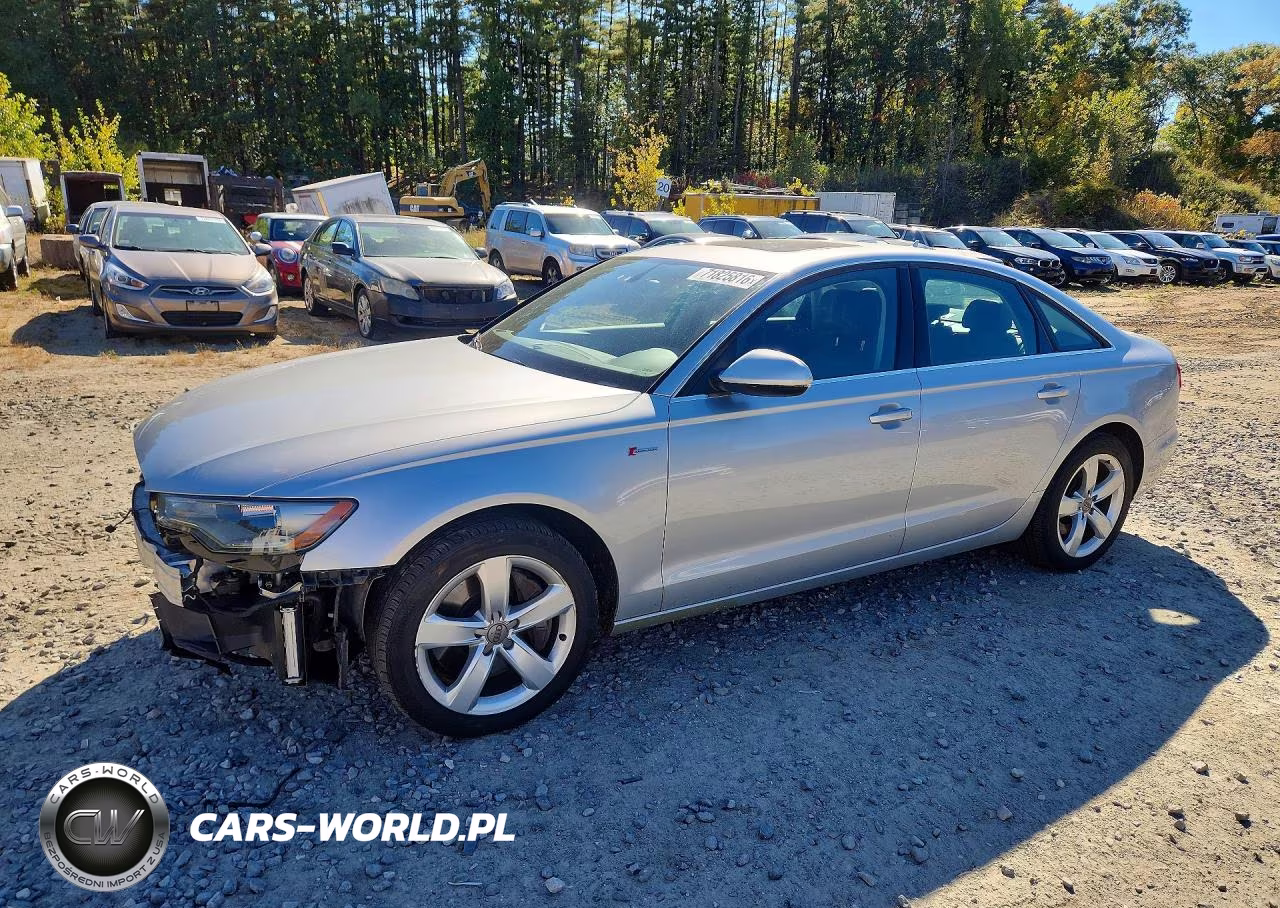 2012 Audi A6 Premium Plus VIN:WAUGGAFC0CN061340 - 1