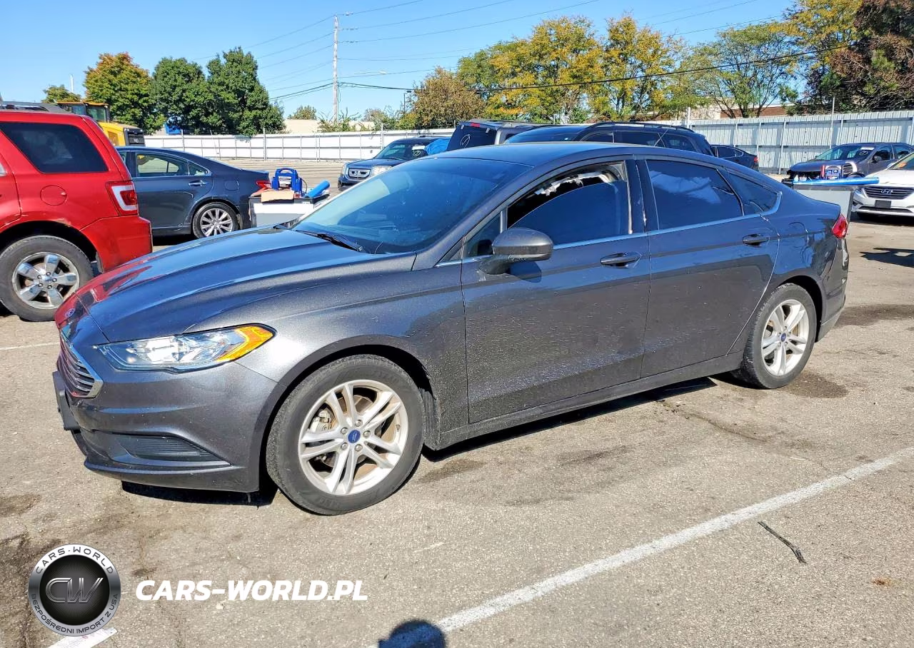 2018 Ford Fusion Se VIN:3FA6P0H77JR196176 - 1