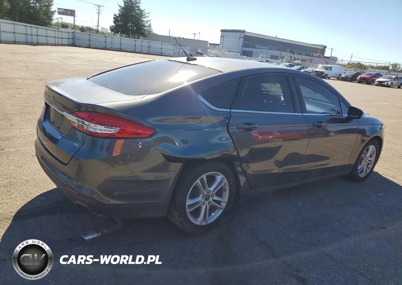 2018 Ford Fusion Se VIN:3FA6P0H77JR196176 - 3