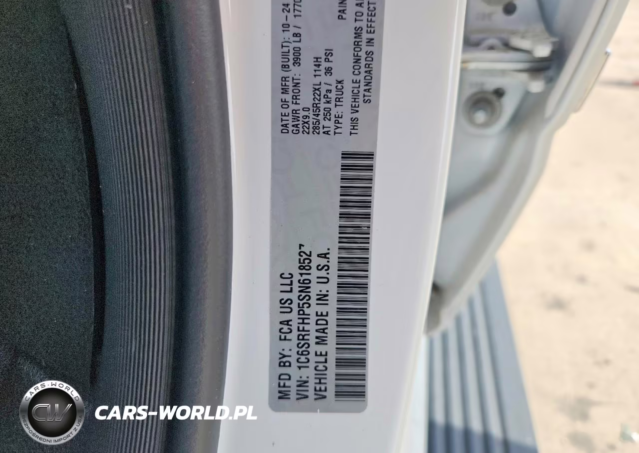 2025 Ram 1500 Limited VIN:1C6SRFHP5SN618527 - 12