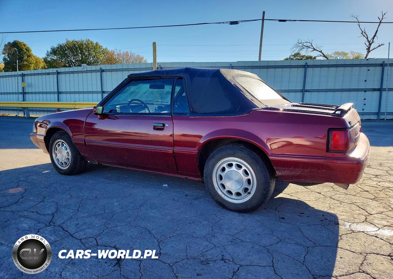 1993 Ford Mustang Lx VIN:1FACP44M9PF128487 - 2