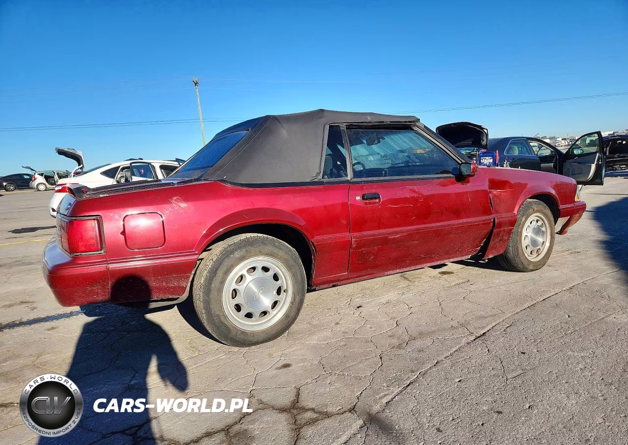 1993 Ford Mustang Lx VIN:1FACP44M9PF128487 - 3
