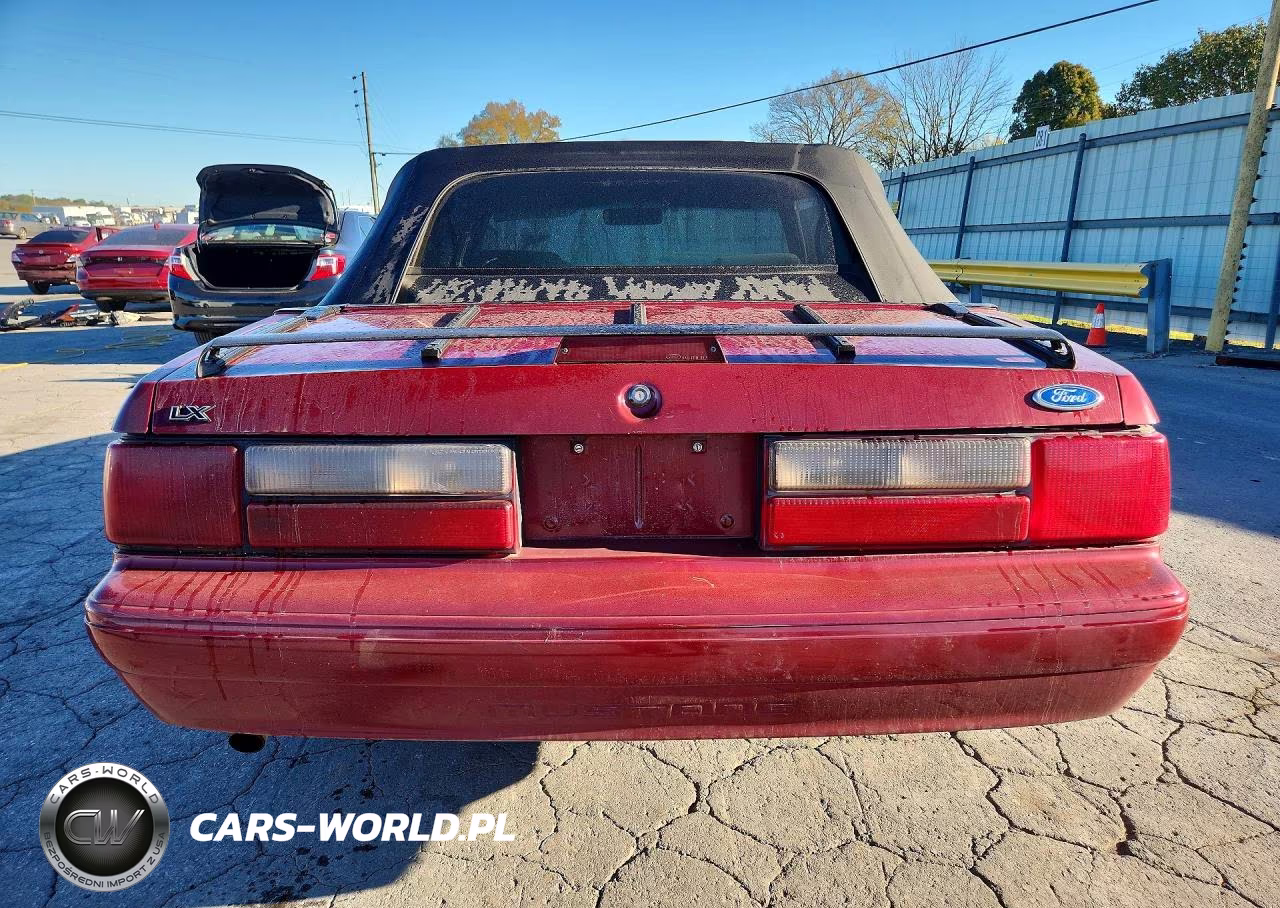 1993 Ford Mustang Lx VIN:1FACP44M9PF128487 - 6