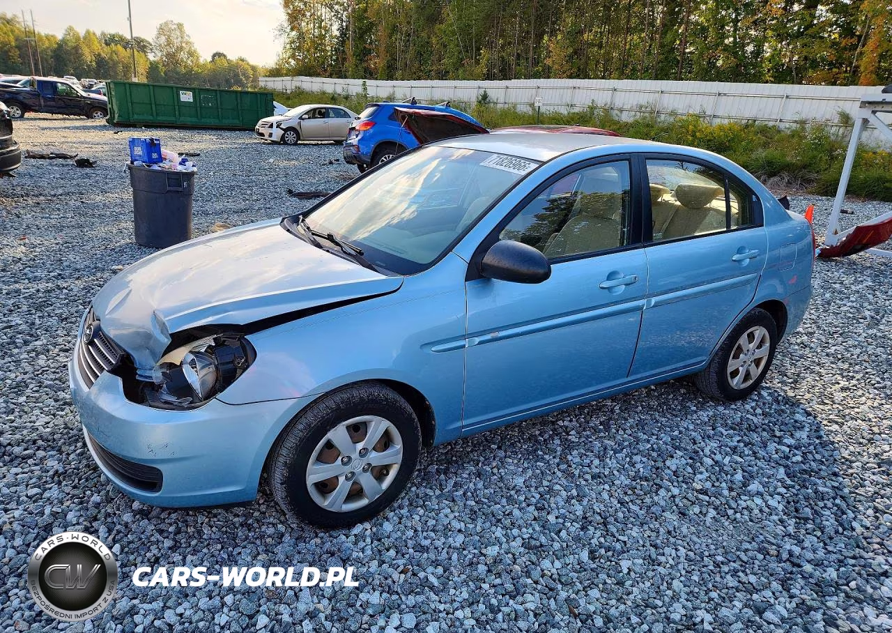 2008 Hyundai Accent Gls VIN:KMHCN46C68U195254 - 1