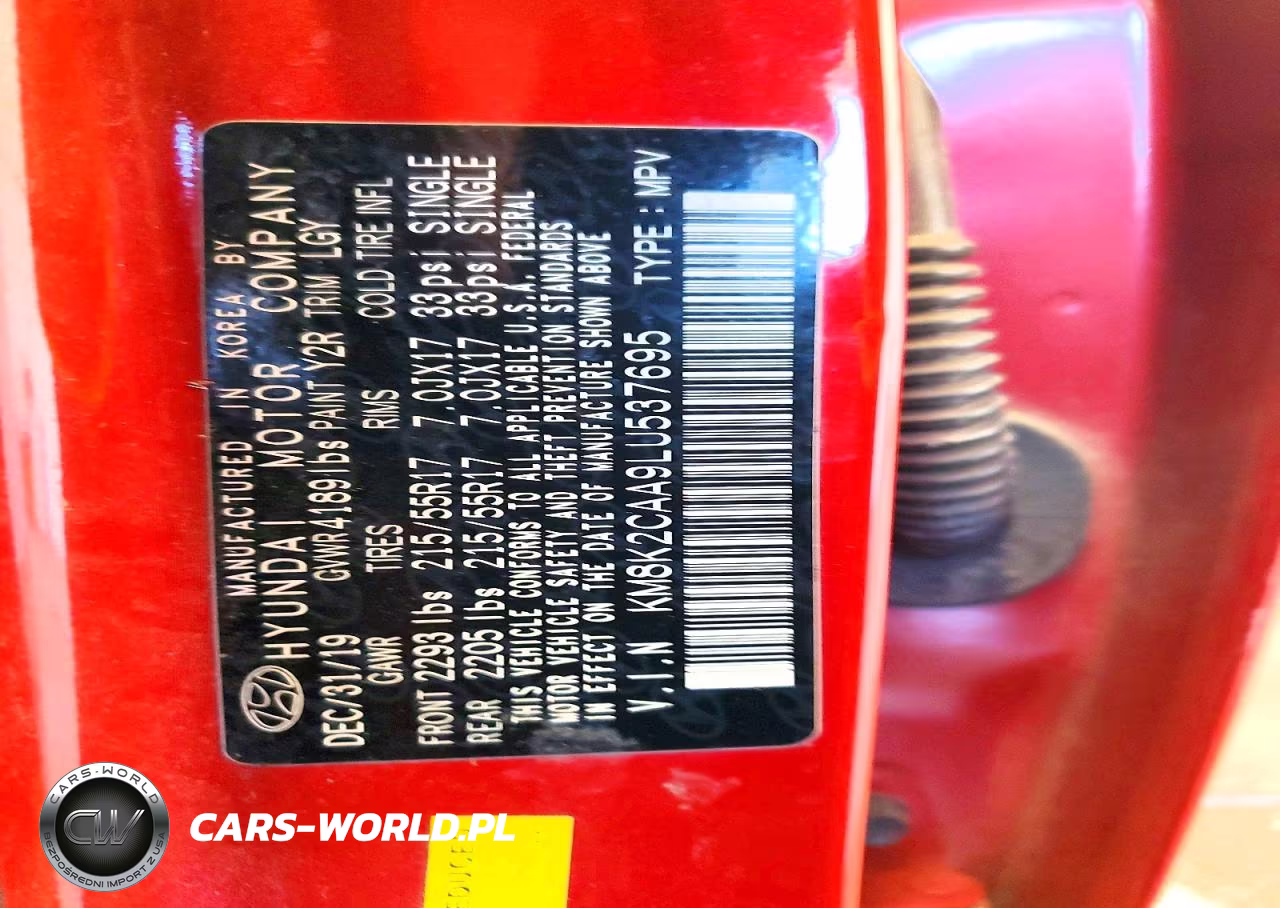 2020 Hyundai Kona Sel VIN:KM8K2CAA9LU537695 - 12