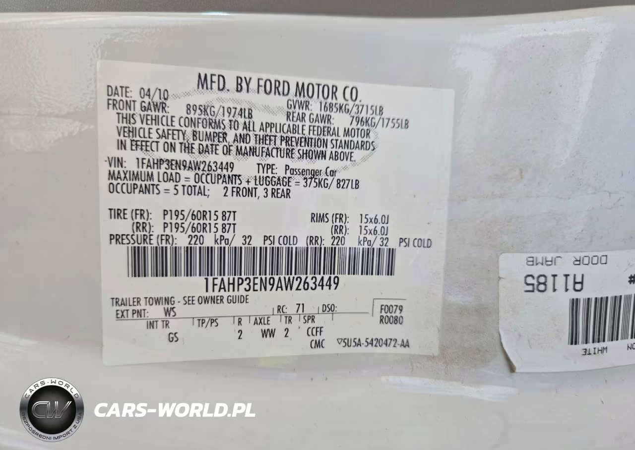 2010 Ford Focus S VIN:1FAHP3EN9AW263449 - 12