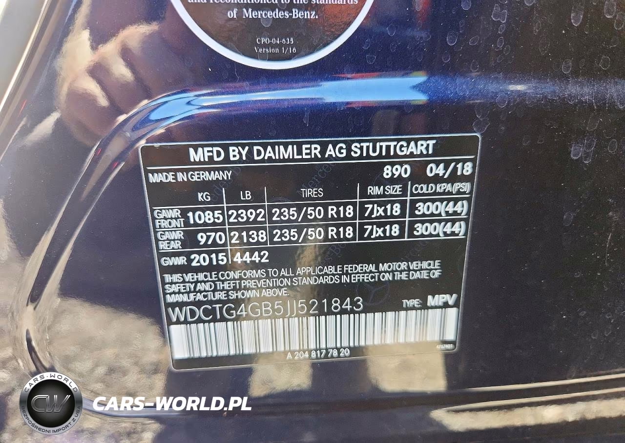 2018 Mercedes-Benz Gla 250 4Matic VIN:WDCTG4GB5JJ521843 - 12