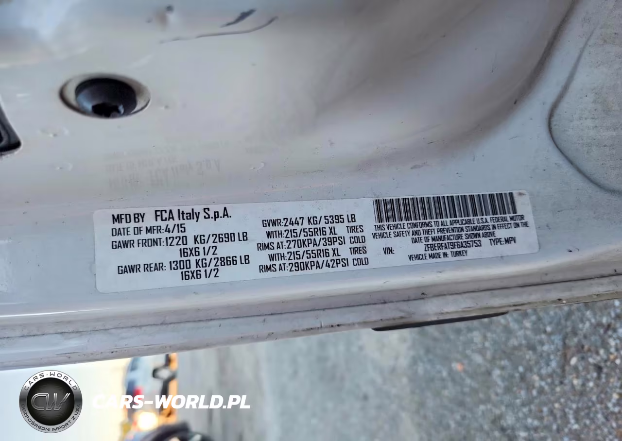 2015 Ram Promaster City VIN:ZFBERFAT9F6A35753 - 13
