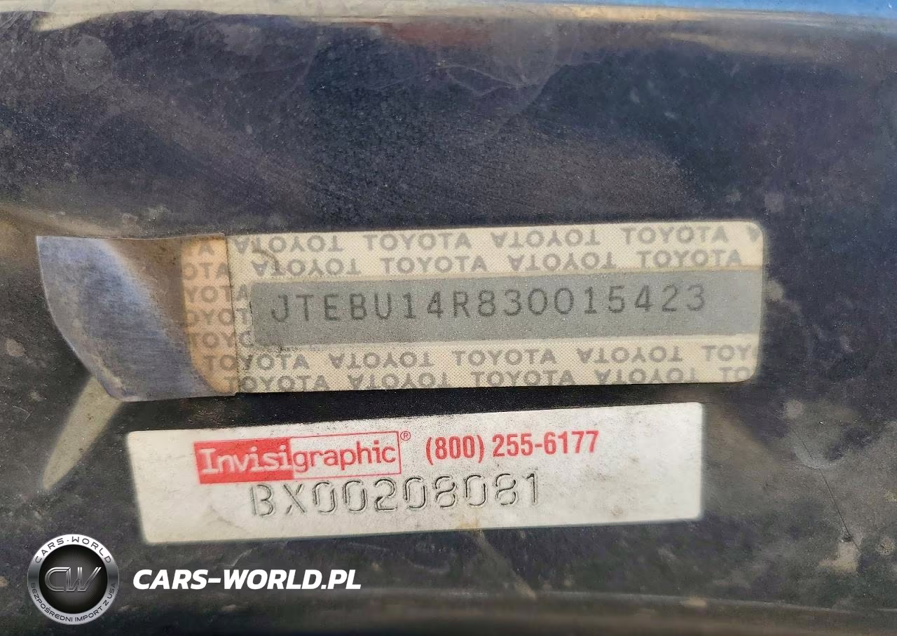 2003 Toyota 4Runner Sr5 VIN:JTEBU14R830015423 - 12