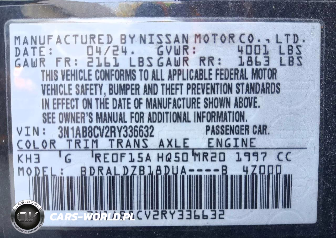 2024 Nissan Sentra Sv VIN:3N1AB8CV2RY336632 - 12