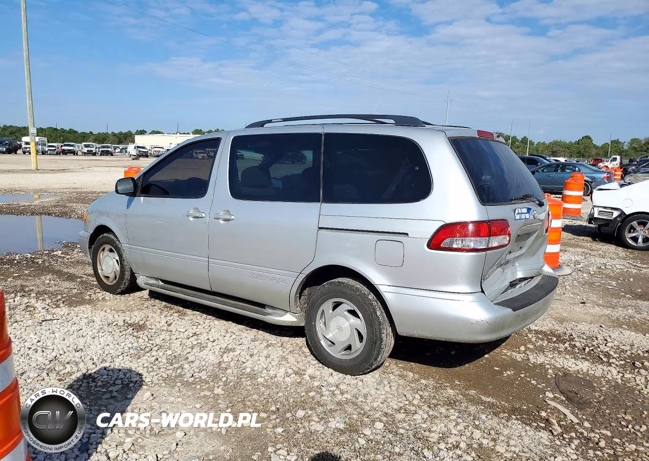 2002 Toyota Sienna Le VIN:4T3ZF13C92U501131 - 2
