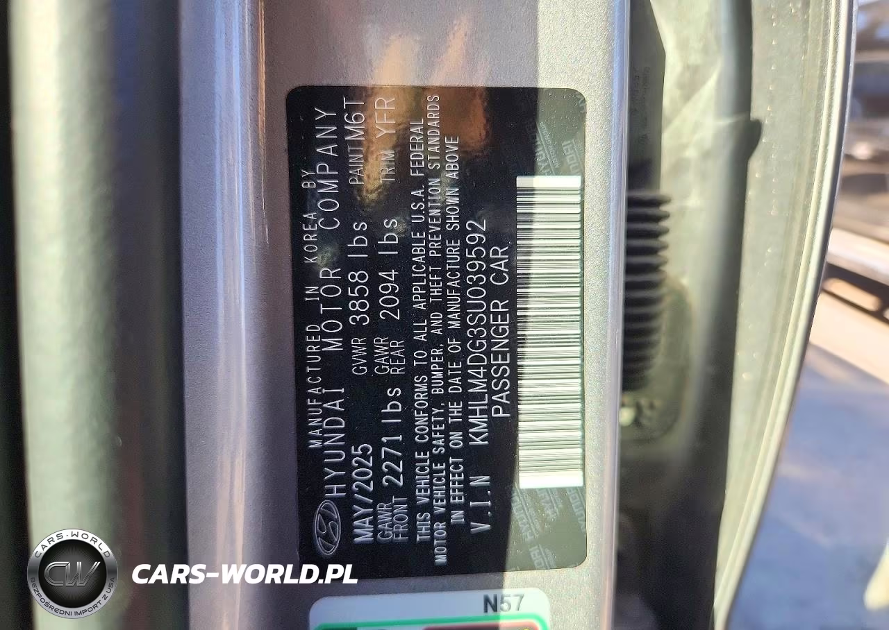 2025 Hyundai Elantra Sel Sport VIN:KMHLM4DG3SU039592 - 13
