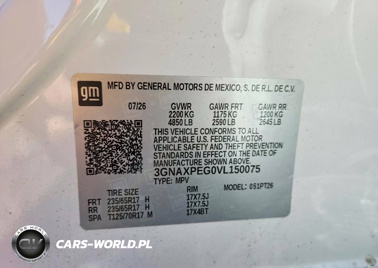 2027 Chevrolet Equinox Lt VIN:3GNAXPEG0VL150075 - 12