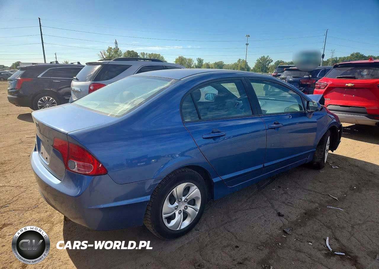 2008 Honda Civic Lx VIN:1HGFA16538L093592 - 3