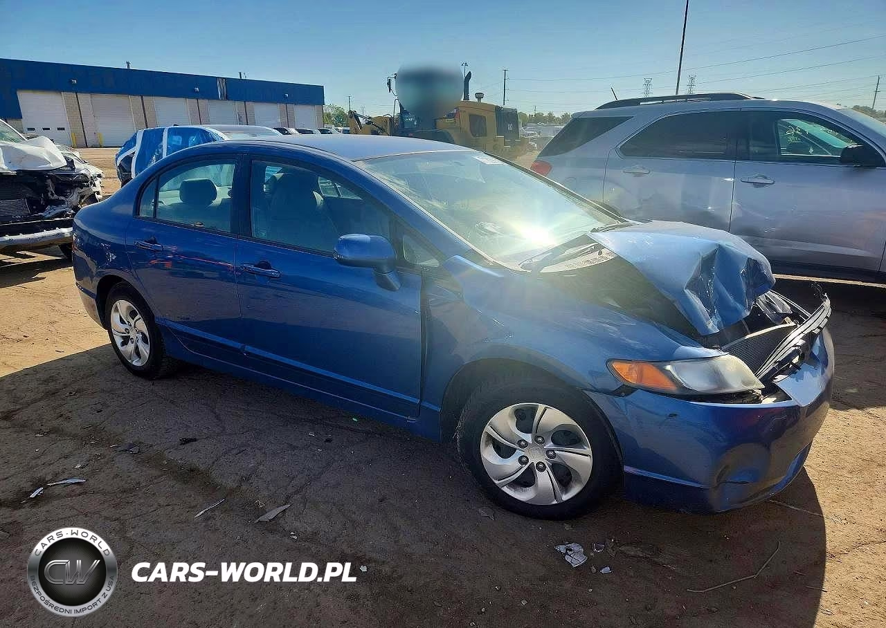 2008 Honda Civic Lx VIN:1HGFA16538L093592 - 4