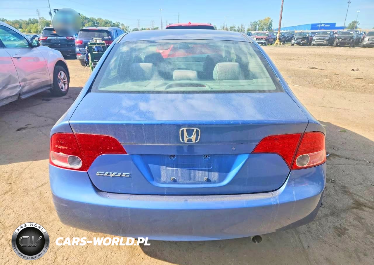 2008 Honda Civic Lx VIN:1HGFA16538L093592 - 6