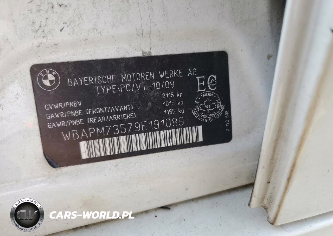2009 BMW 335 I VIN:WBAPM73579E191089 - 12