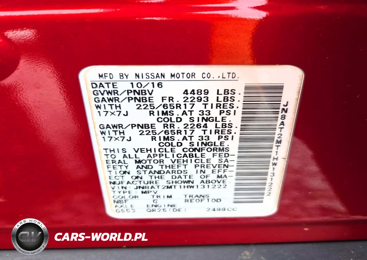 2017 Nissan Rogue S VIN:JN8AT2MT1HW131222 - 13