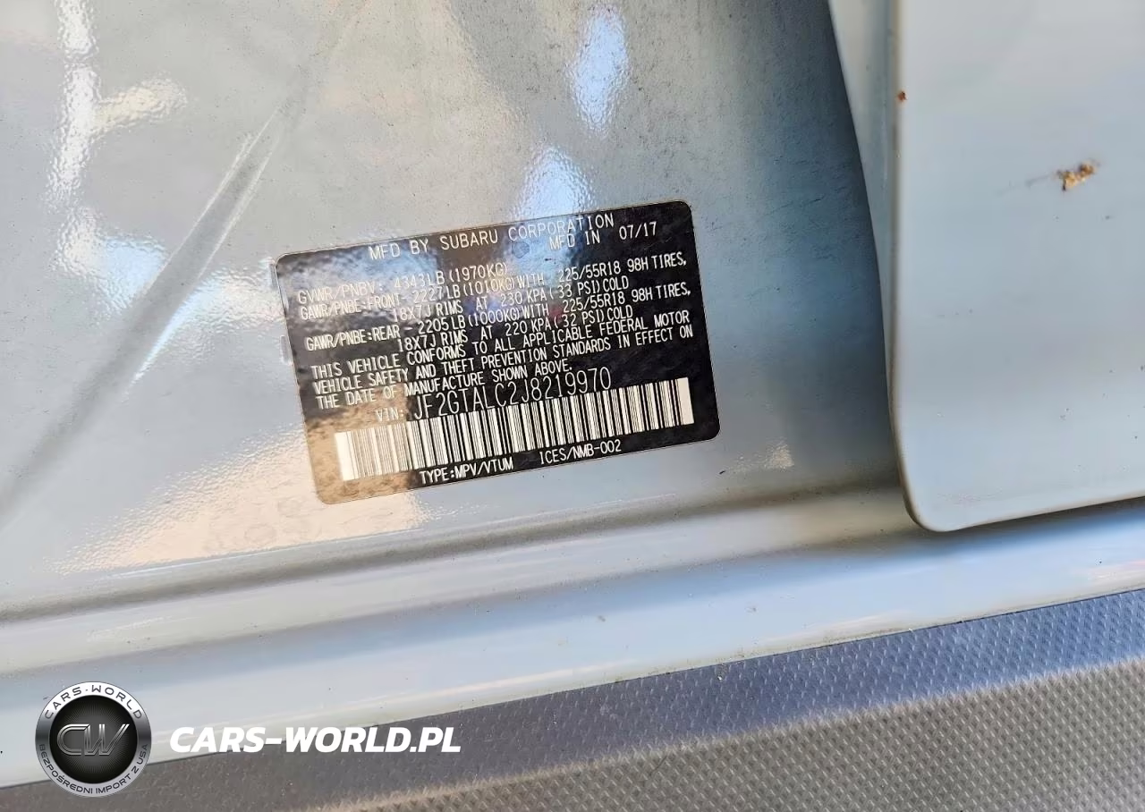 2018 Subaru Crosstrek Limited VIN:JF2GTALC2J8219970 - 12