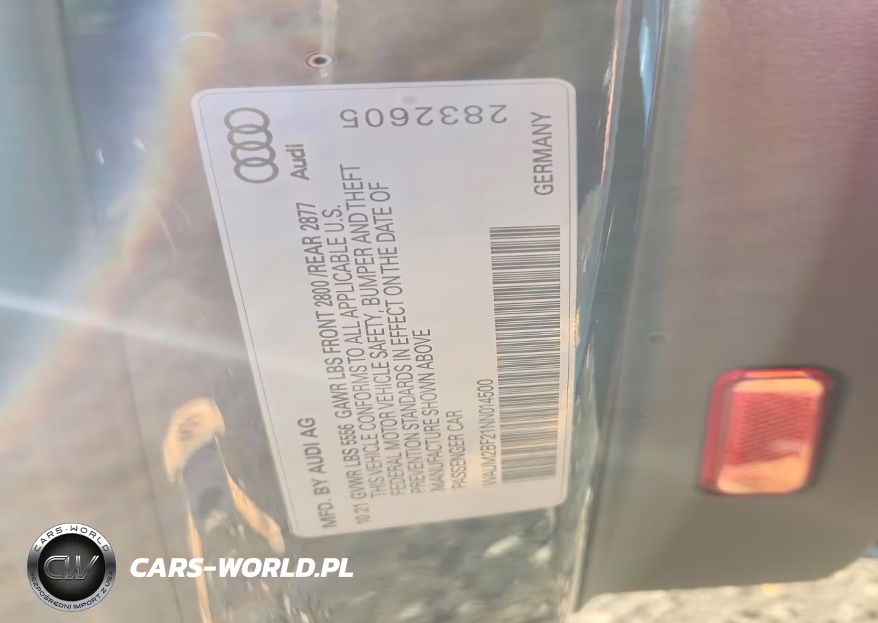 2022 Audi A6 Prestige VIN:WAUM2BF21NN014500 - 12