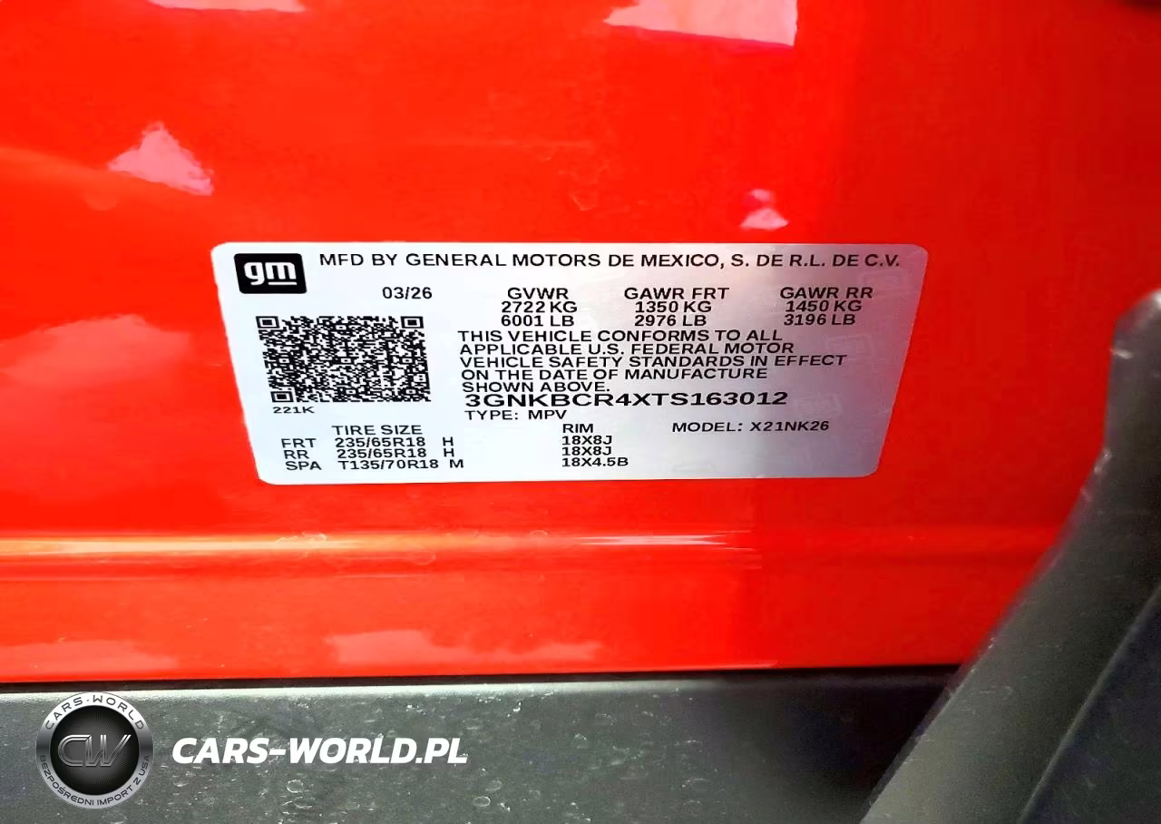 2026 Chevrolet Blazer 2Lt VIN:3GNKBCR4XTS163012 - 13