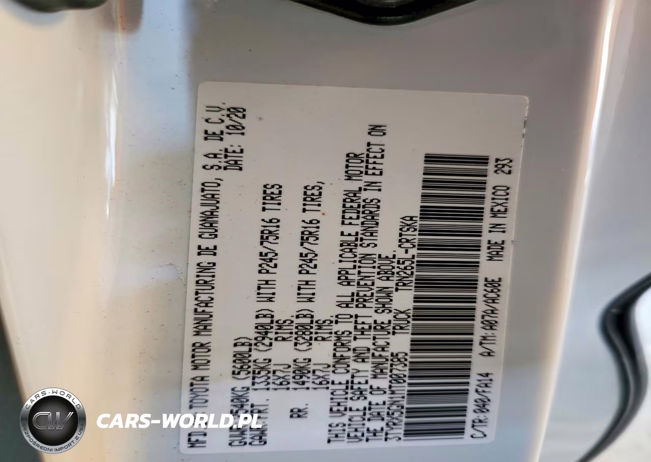 2021 Toyota Tacoma Sr VIN:3TYRX5GN1MT007385 - 13