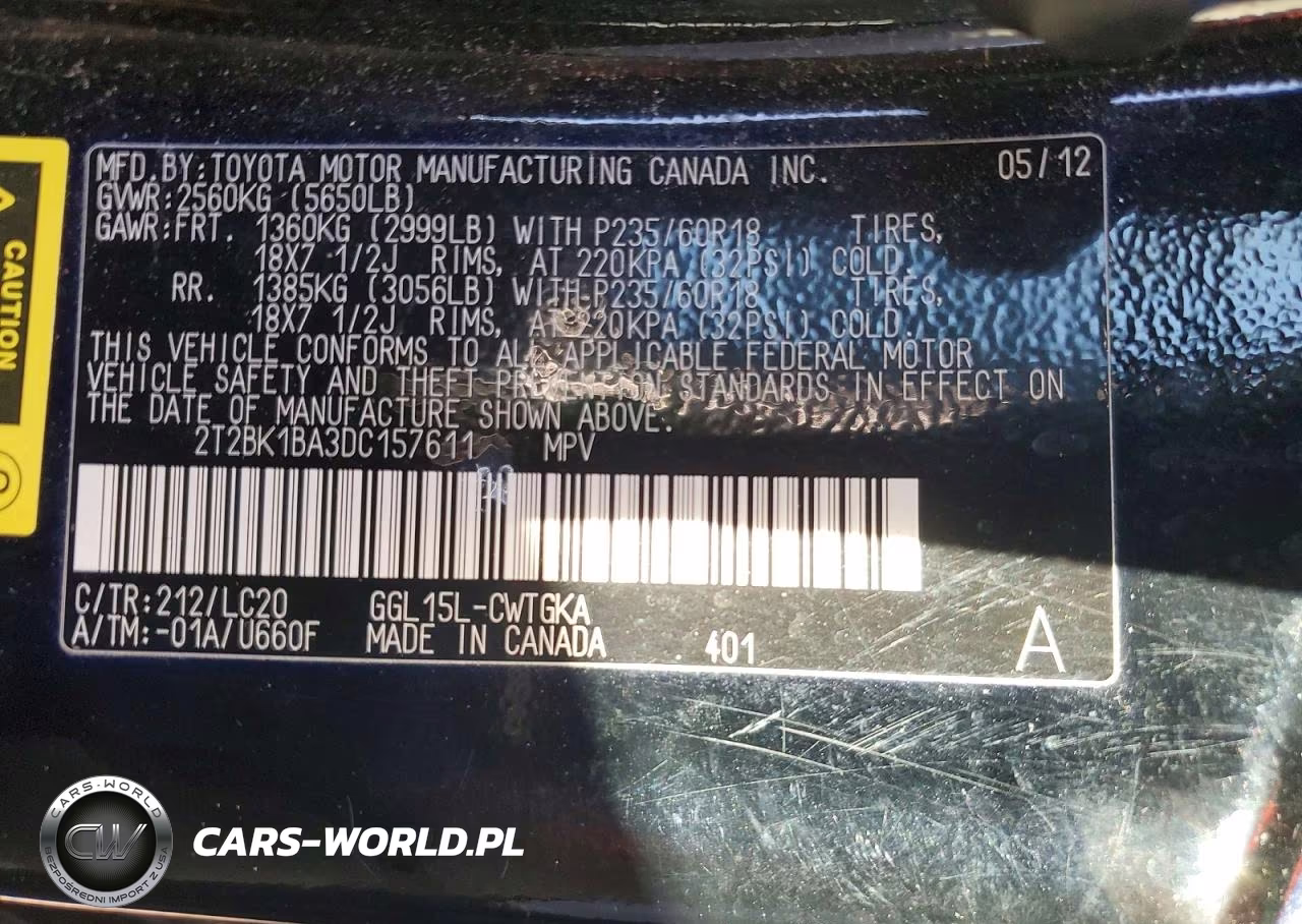 2013 Lexus Rx 350 Base VIN:2T2BK1BA3DC157611 - 13