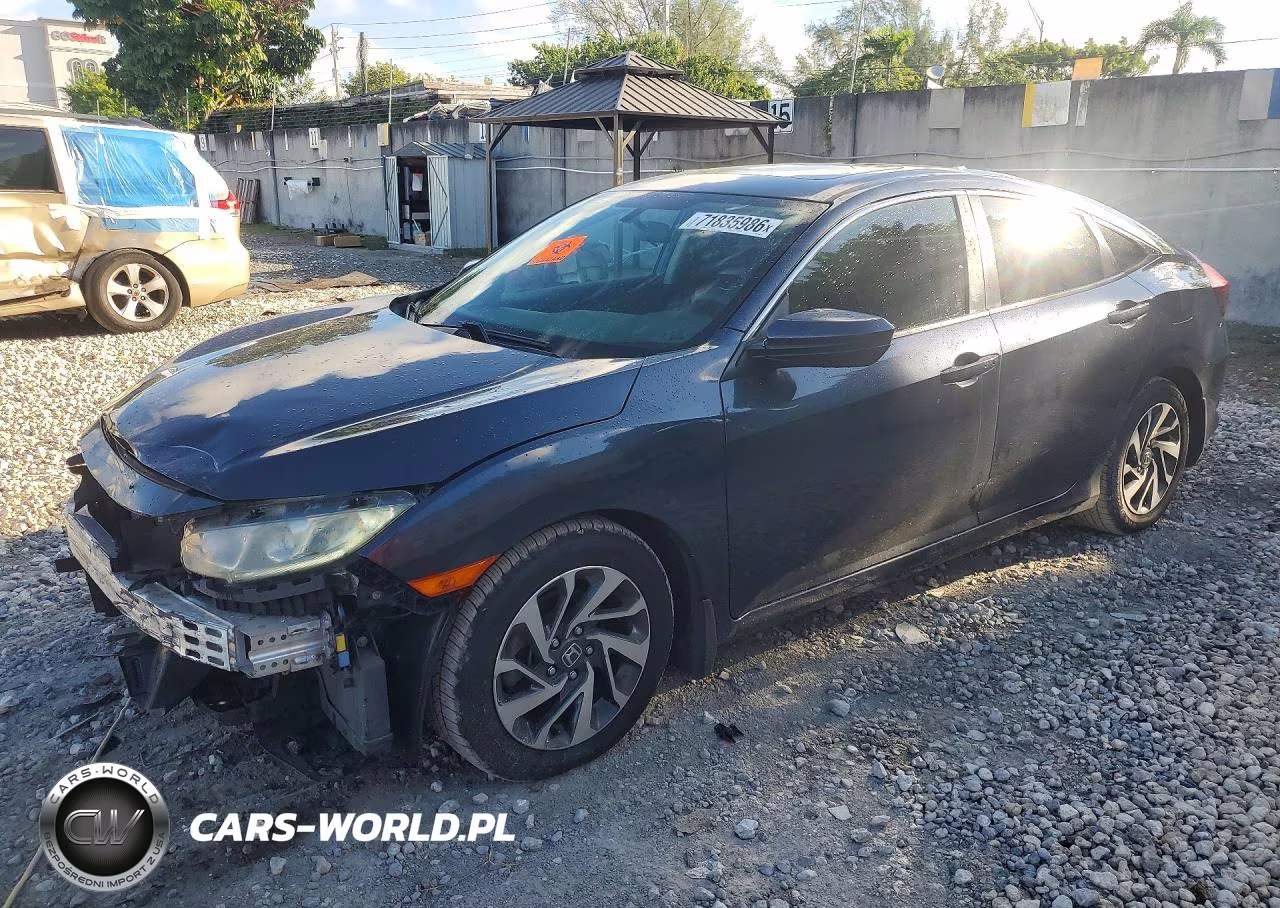 2017 Honda Civic Ex VIN:19XFC2F70HE006241 - 1